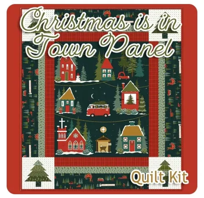 Christmas Is In Town Panel Boxed Quilt Kit - Sandy Gervais - Riley Blake Designs
