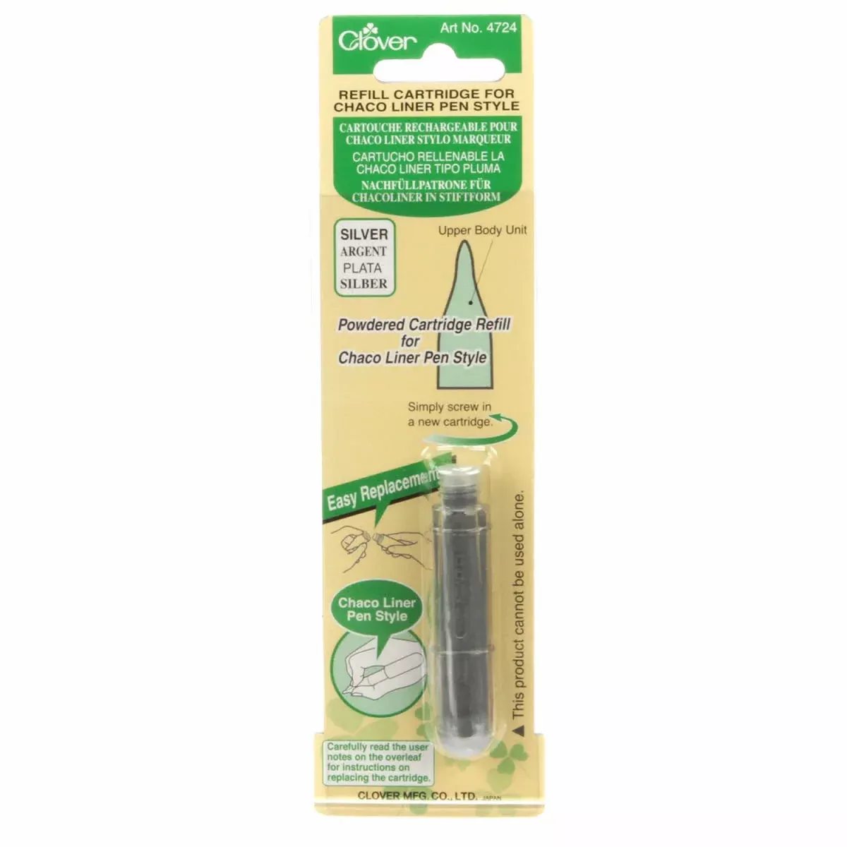 Clover Refill Cartridge - Silver
