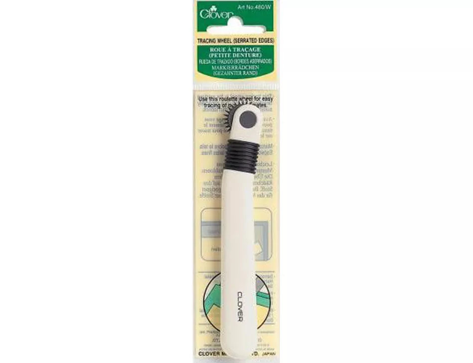 Clover Tracing Wheel (Serrated)