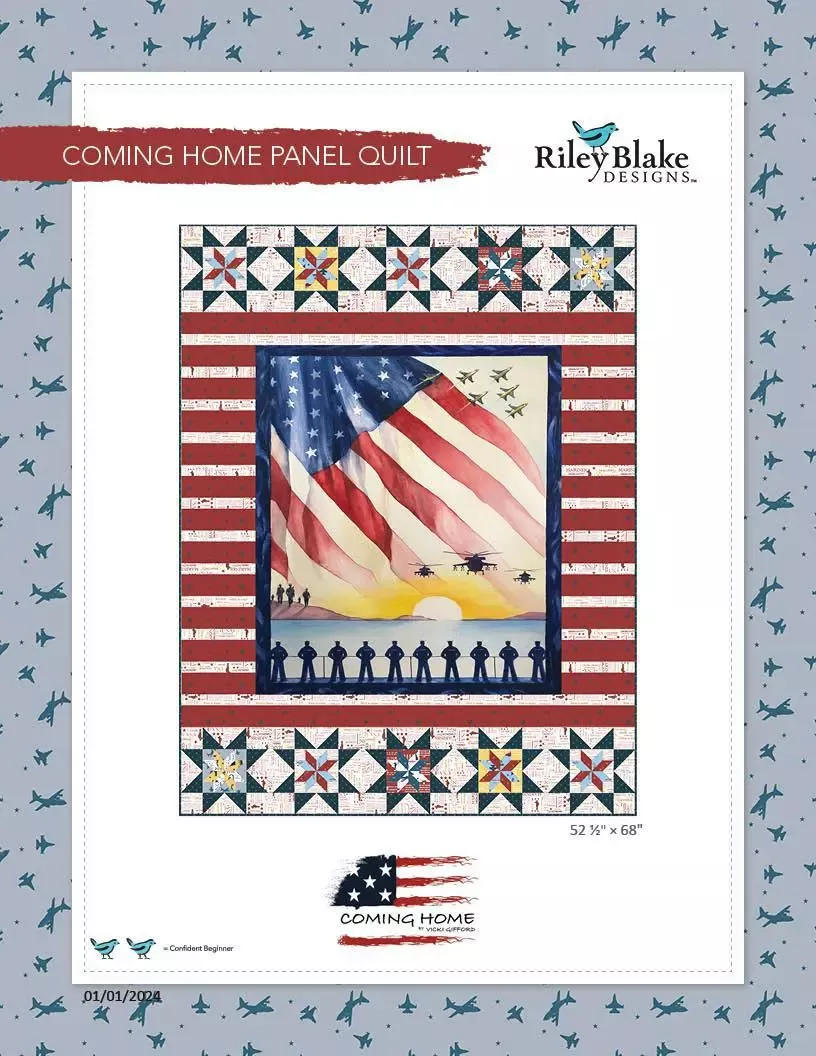 “Coming Home” Riley Blake Kit 52.5 X 68