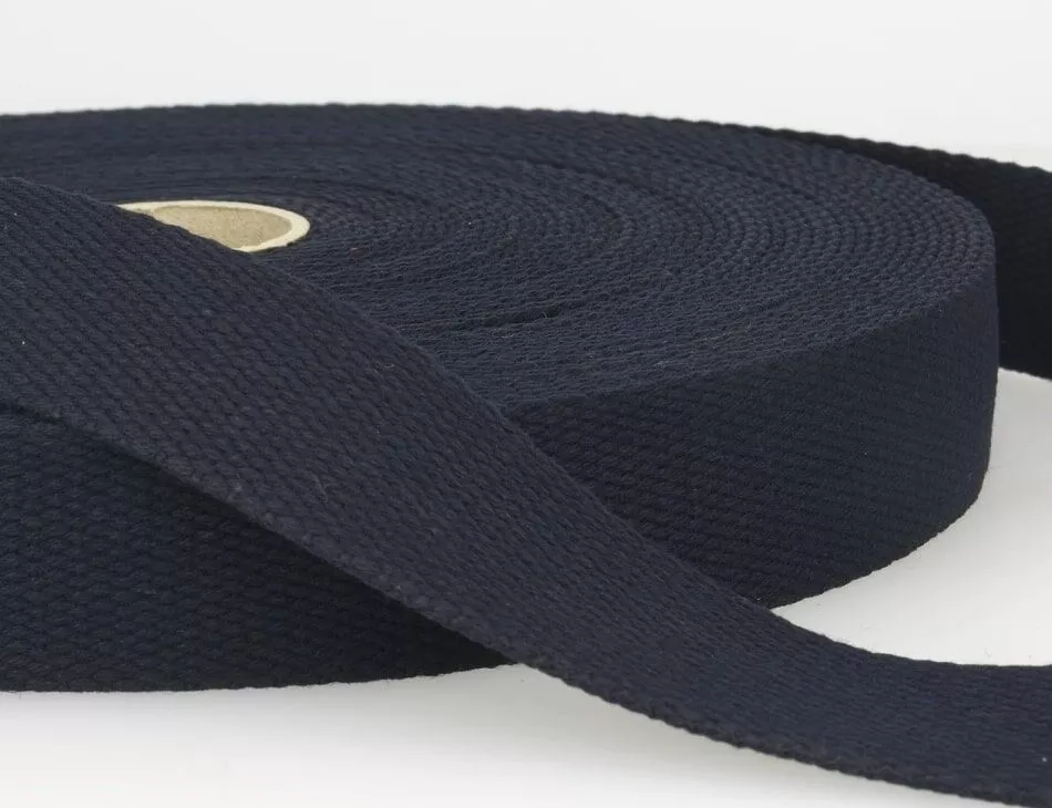 Cotton Webbing 1.5" Navy