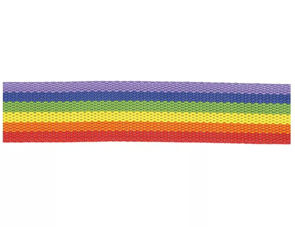 Cotton Webbing 1.5" Rainbow