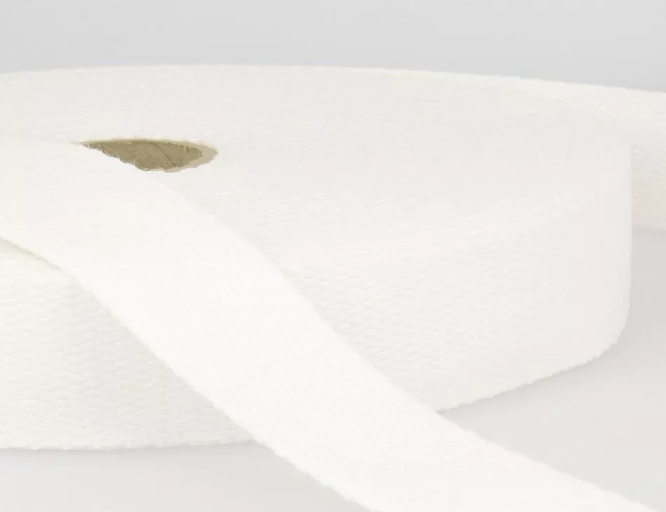 Cotton Webbing 1.5" White
