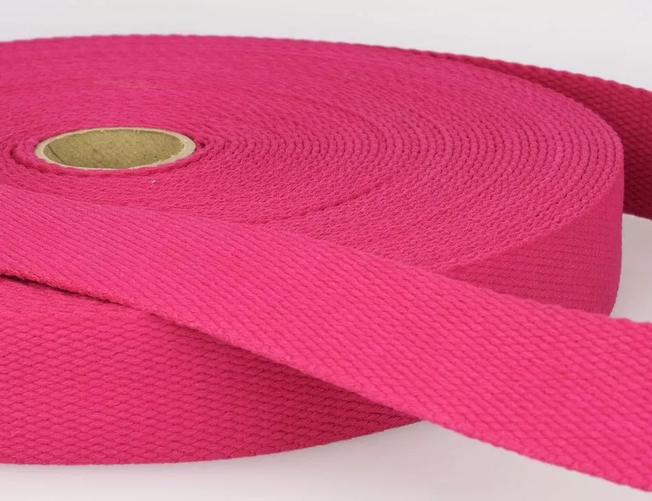 Cotton Webbing 1" Fuschia