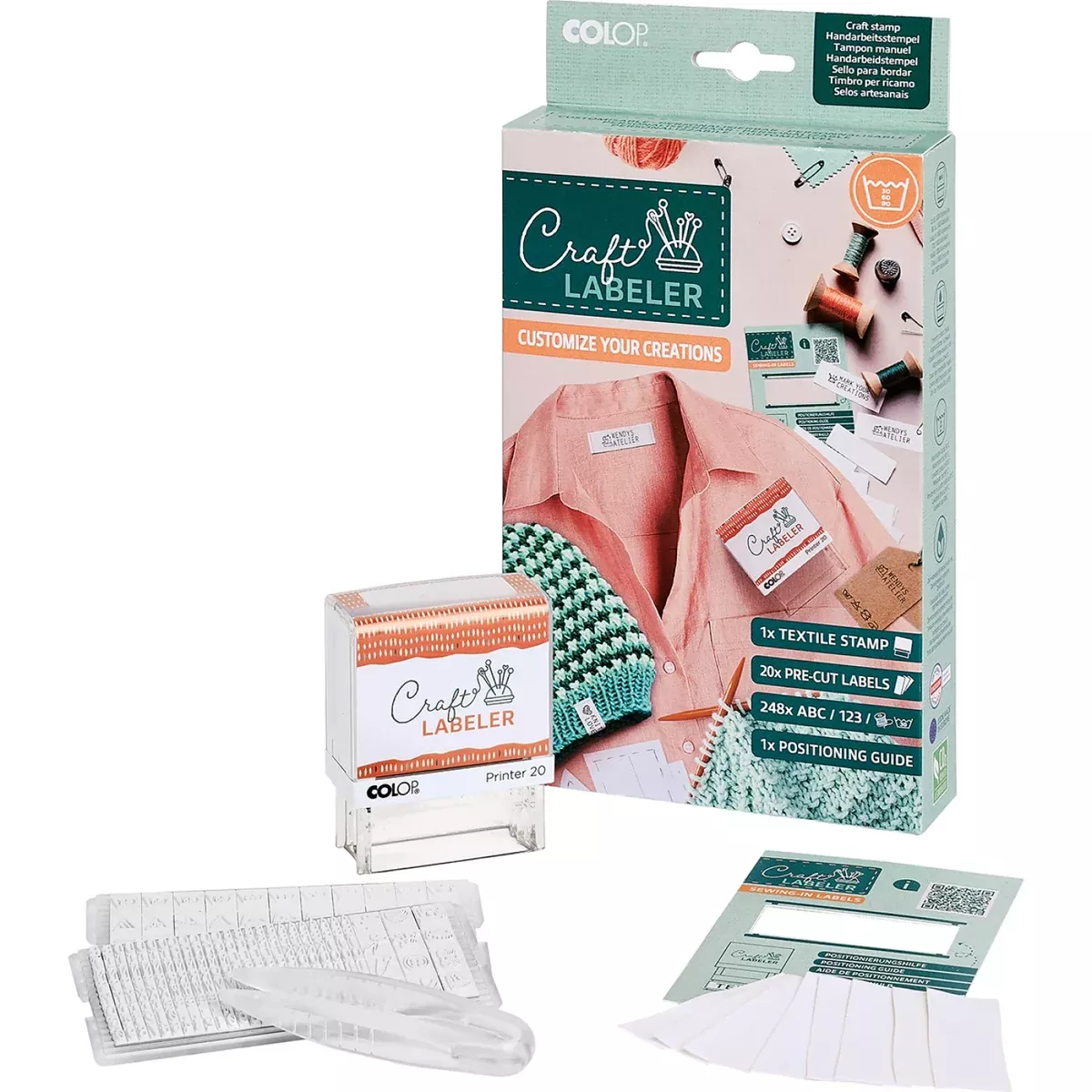 Craft Labeler Textile Stamp Set