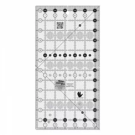 Creative Grids Left Handed Quilt Ruler 6½" x 12½"