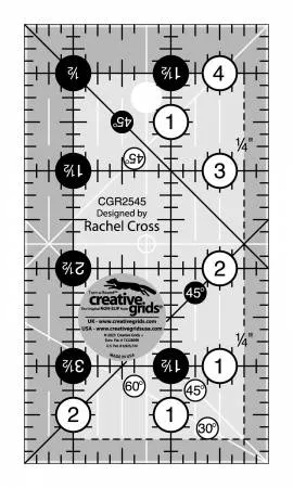 Creative Grids Quilt Ruler 2½" x4½"