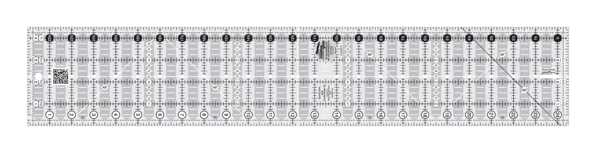 Creative Grids Quilt Ruler Quick Trim and Circle XL