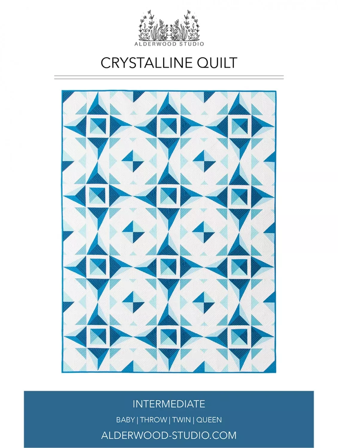 Crystalline Quilt Pattern by Alderwood Studio