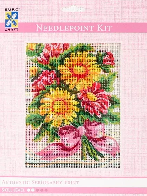 Daisy Bouquet Needlepoint Kit