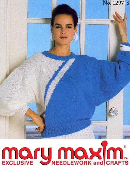 Diagonal Dolman Pullover Pattern