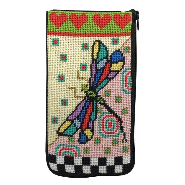 Dragonfly Eye Glass Case (w/floss)