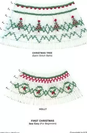 *FIRST CHRISTMAS//SMOCKING PLATES//ELLEN MCCARN