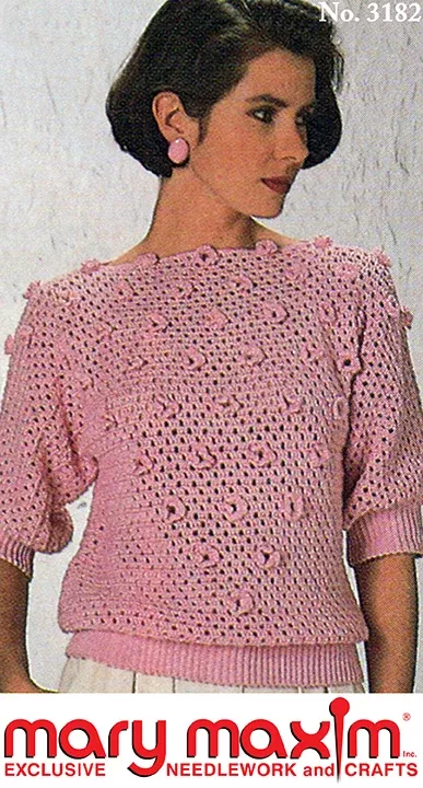 Floral Accent Pullover Pattern