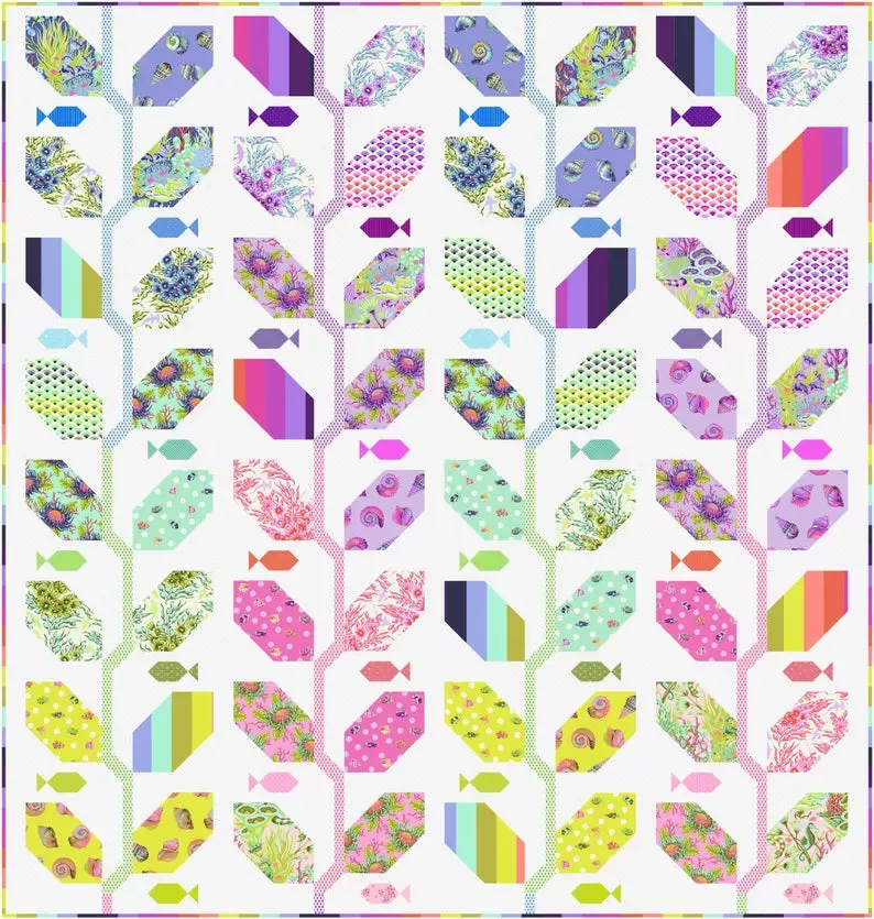 Floral Reef Quilt Boxed Kit
