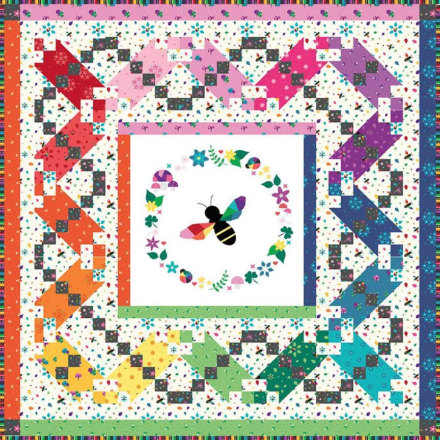 “Flutter” Riley Blake Bloom Kit 53×53