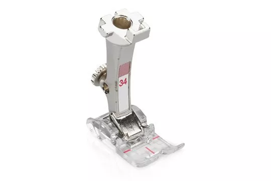*FOOT #34 CLASSIC // 5.5MM CLEAR UNIVERSAL//BERNINA