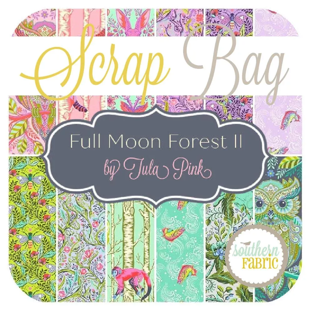 Full Moon Forest II - Scrap Bag (approx 2 yards) by Tula Pink for Free Spirit