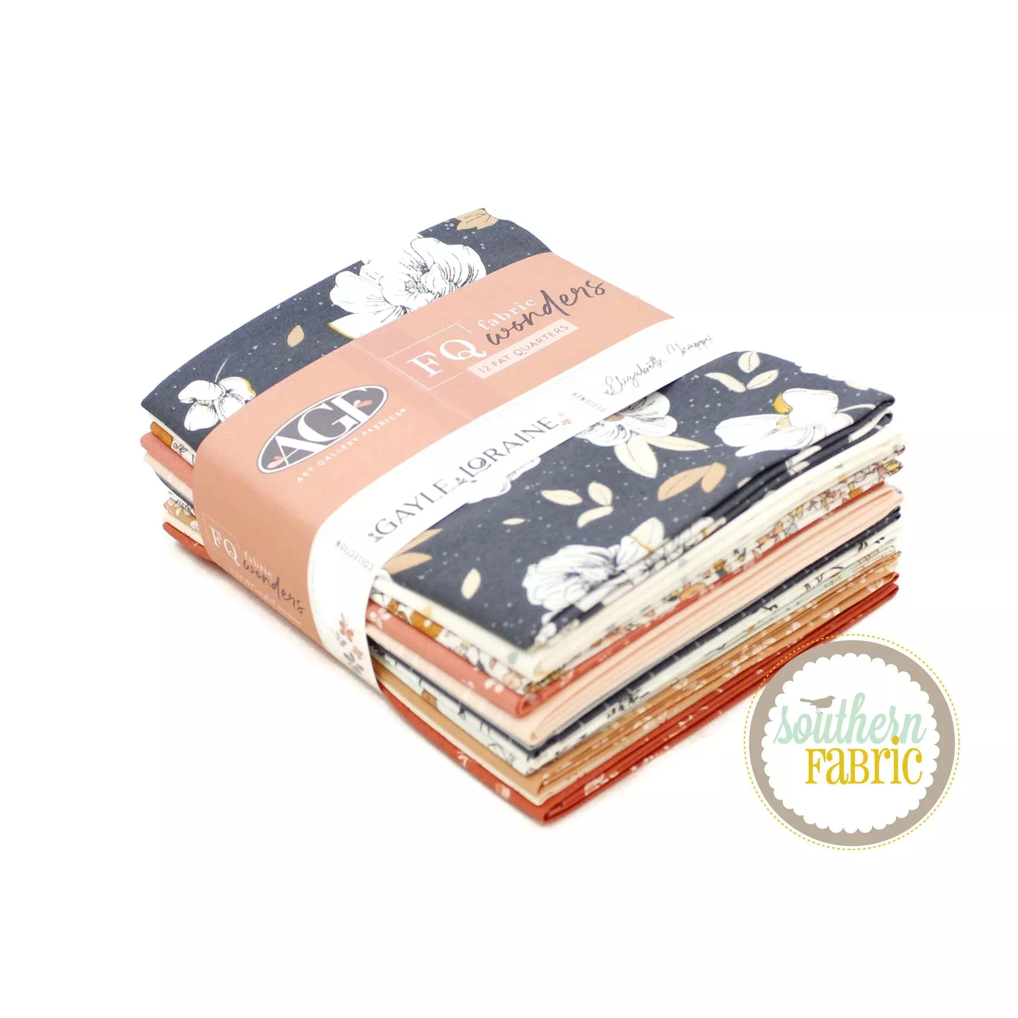 Gayle Loraine Fat Quarter Bundle (12 pcs) byElizabeth Chappell for Art Gallery