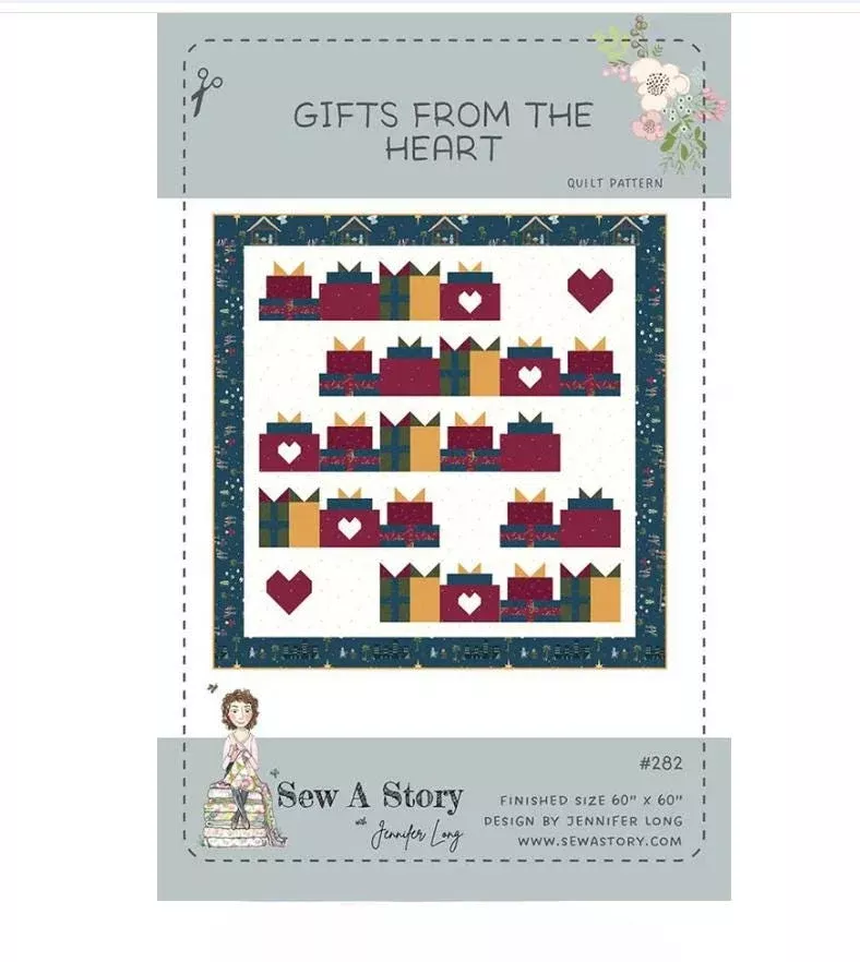 Gifts From The Heart Quilt Pattern - Sew a Story