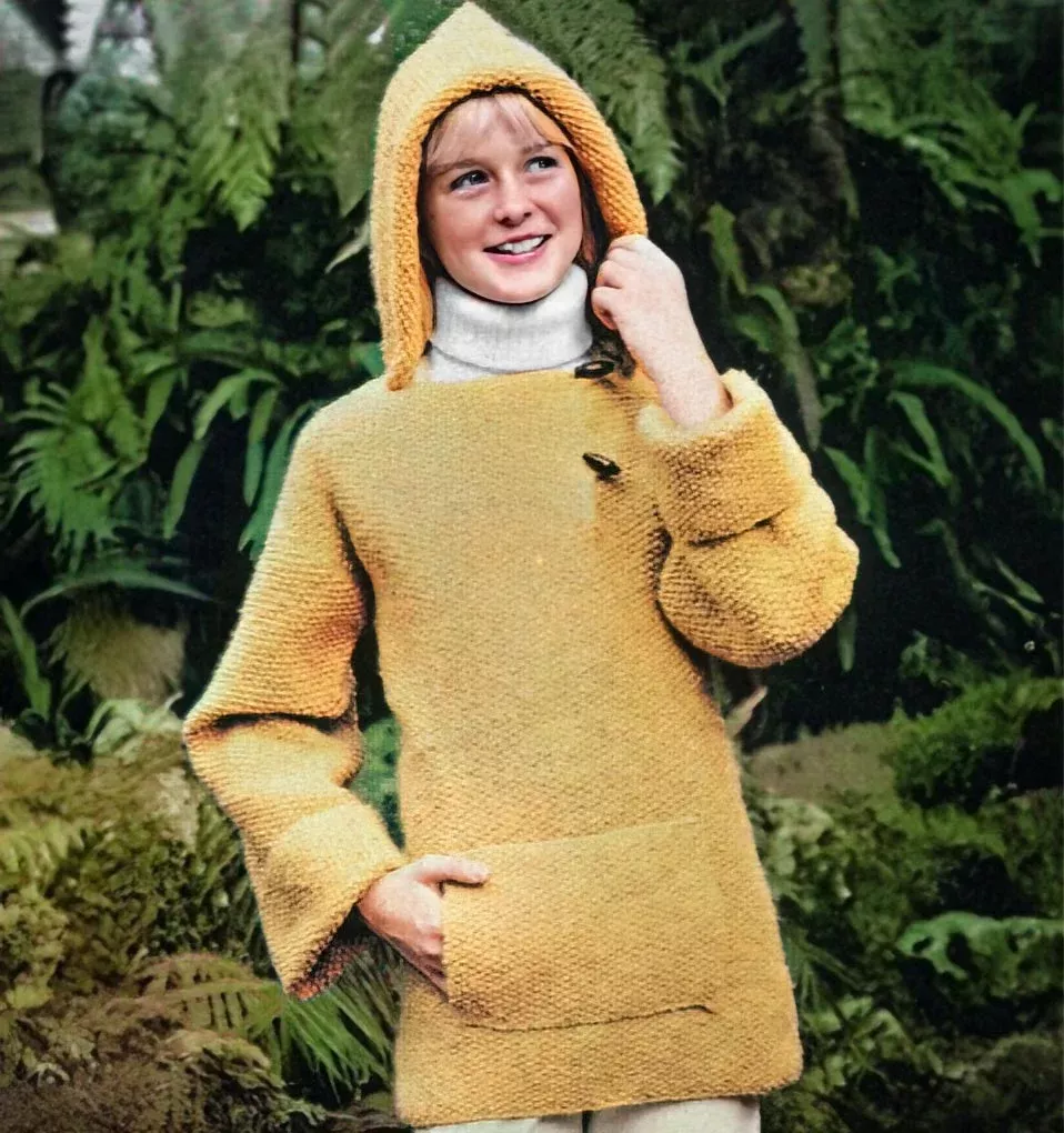 Girl's Hooded Pullover Pattern