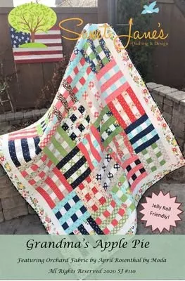 *GRANDMA'S APPLE PIE QUILT PATTERN//4 SIZES//SWEET JANE'S QUILTING & DESIGNS