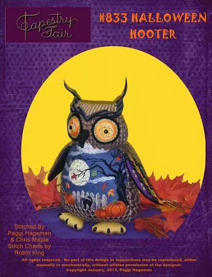 Halloween Hooter Stitch Guide