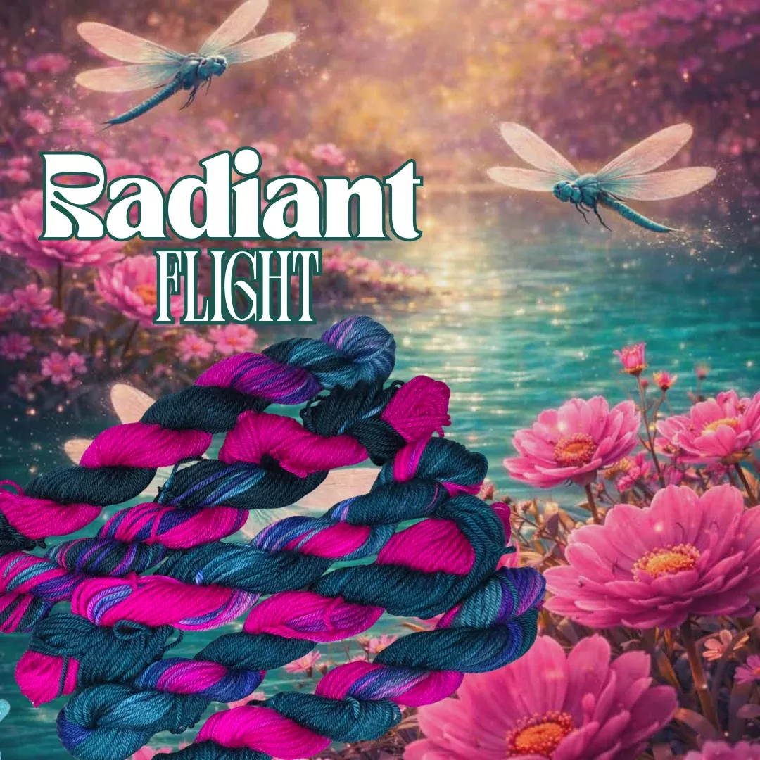 Hand-Dyed DK Minis - Radiant Flight - Soul Sisters Fibers