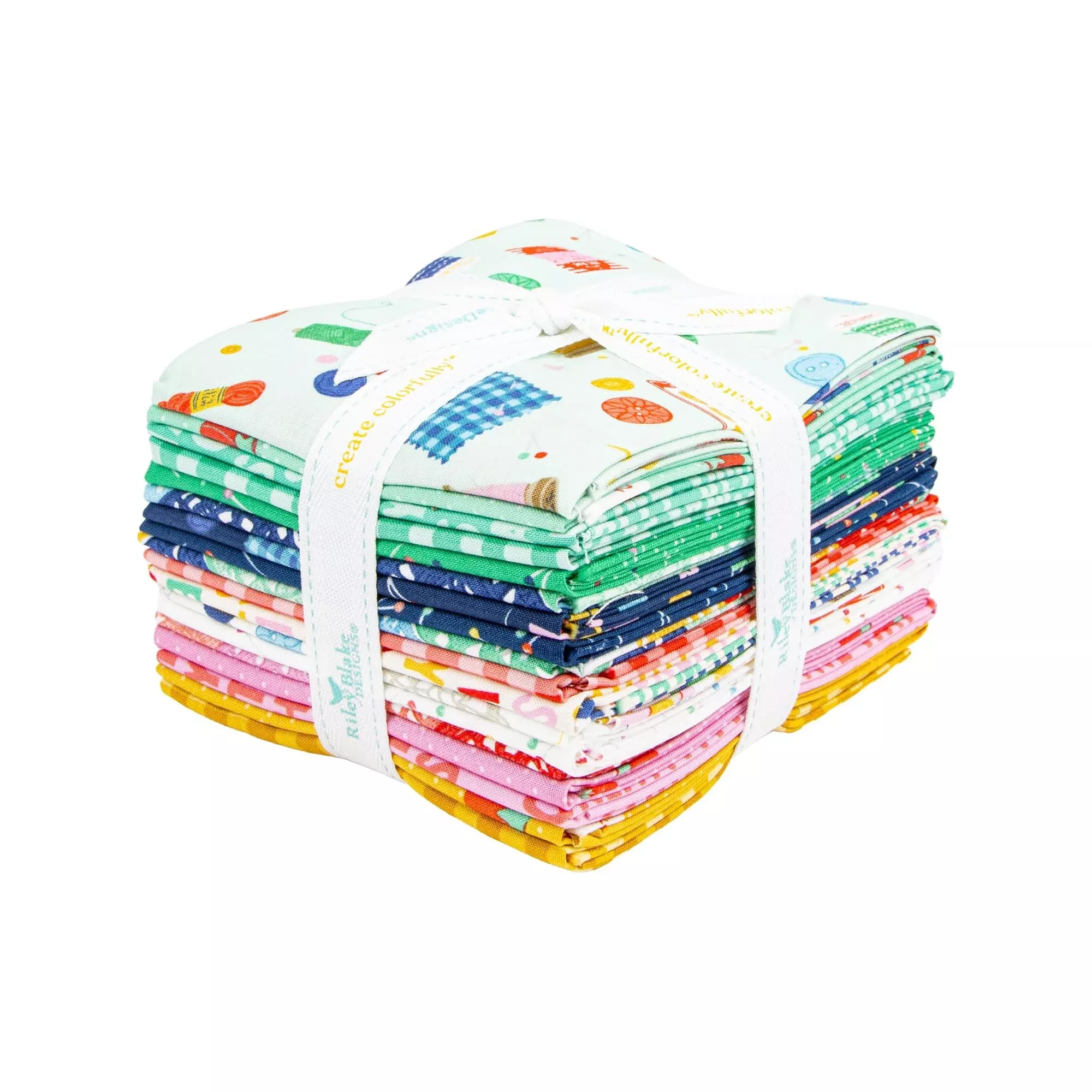 Hand Made - Fat Quarter Bundle (18 pcs) by Amber Kemp-Gerstel for Riley Blake