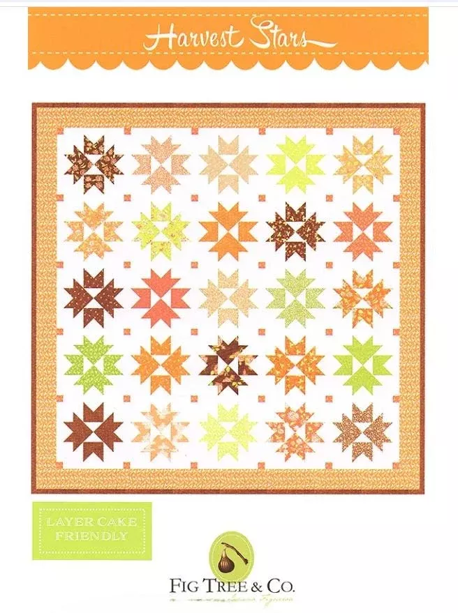 Harvest Stars Quilt Pattern - Fig Tree Quilts