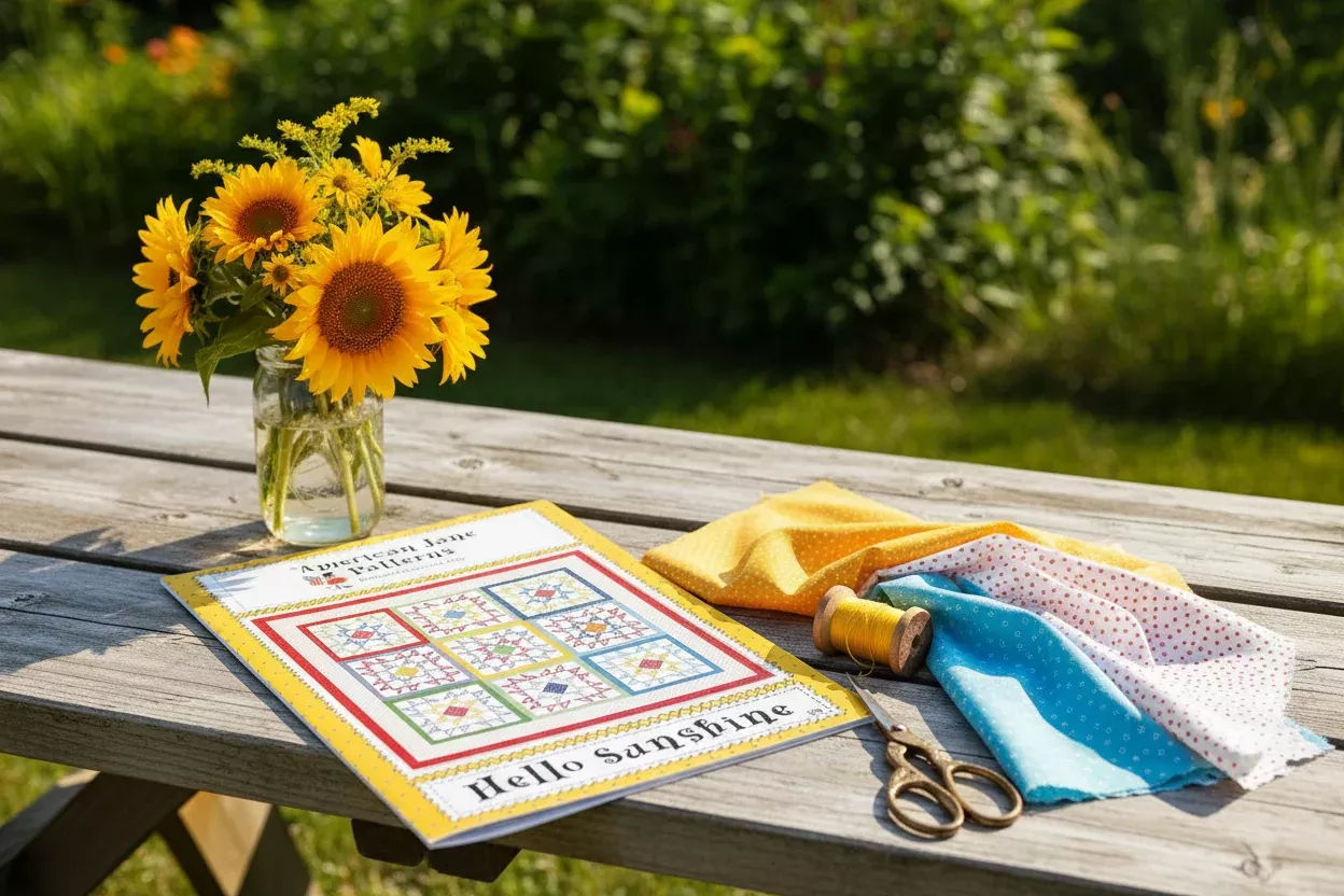 Hello Sunshine Quilt Pattern - American Jane