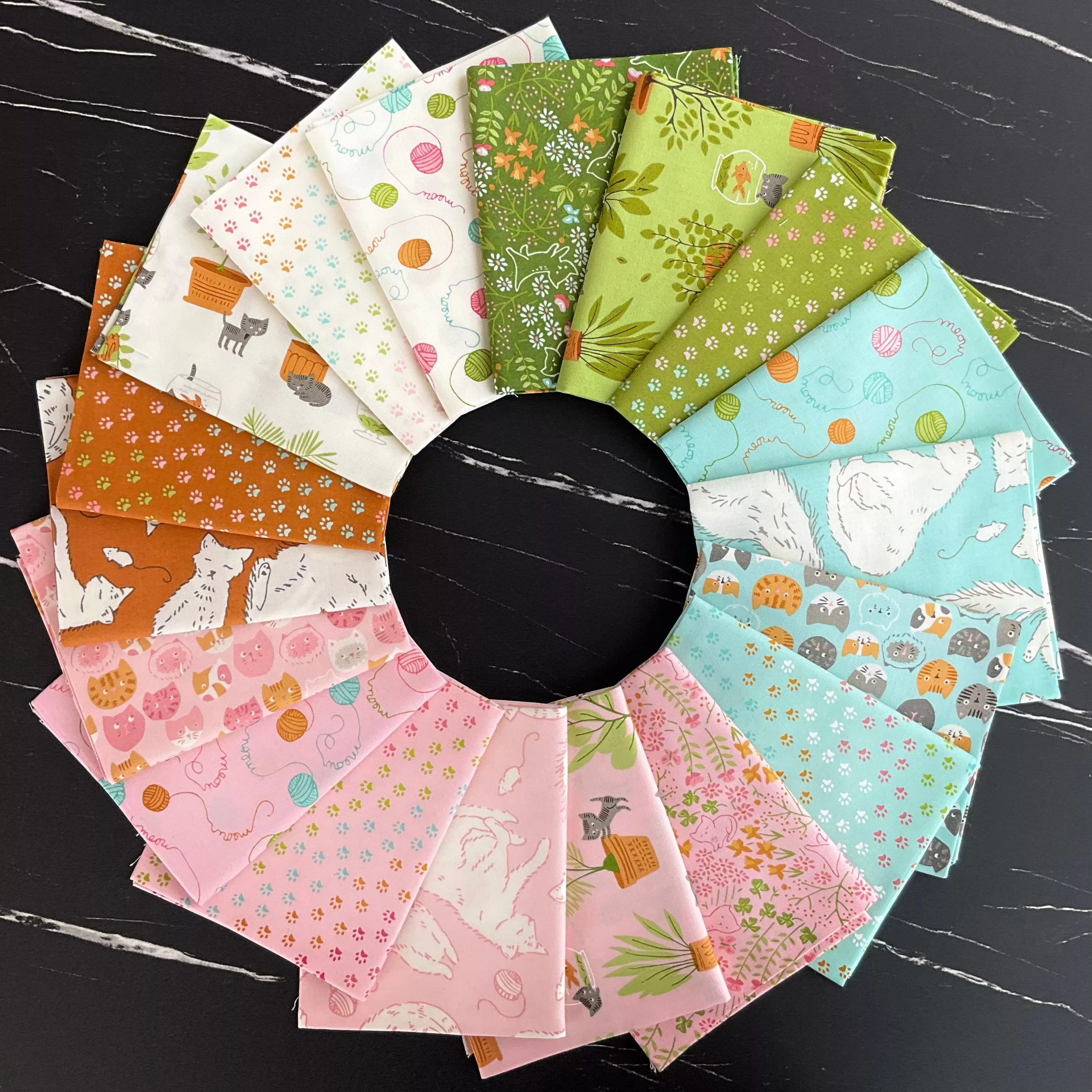 Here Kitty Kitty by Stacy Iest Hsu : Fabric Bundles