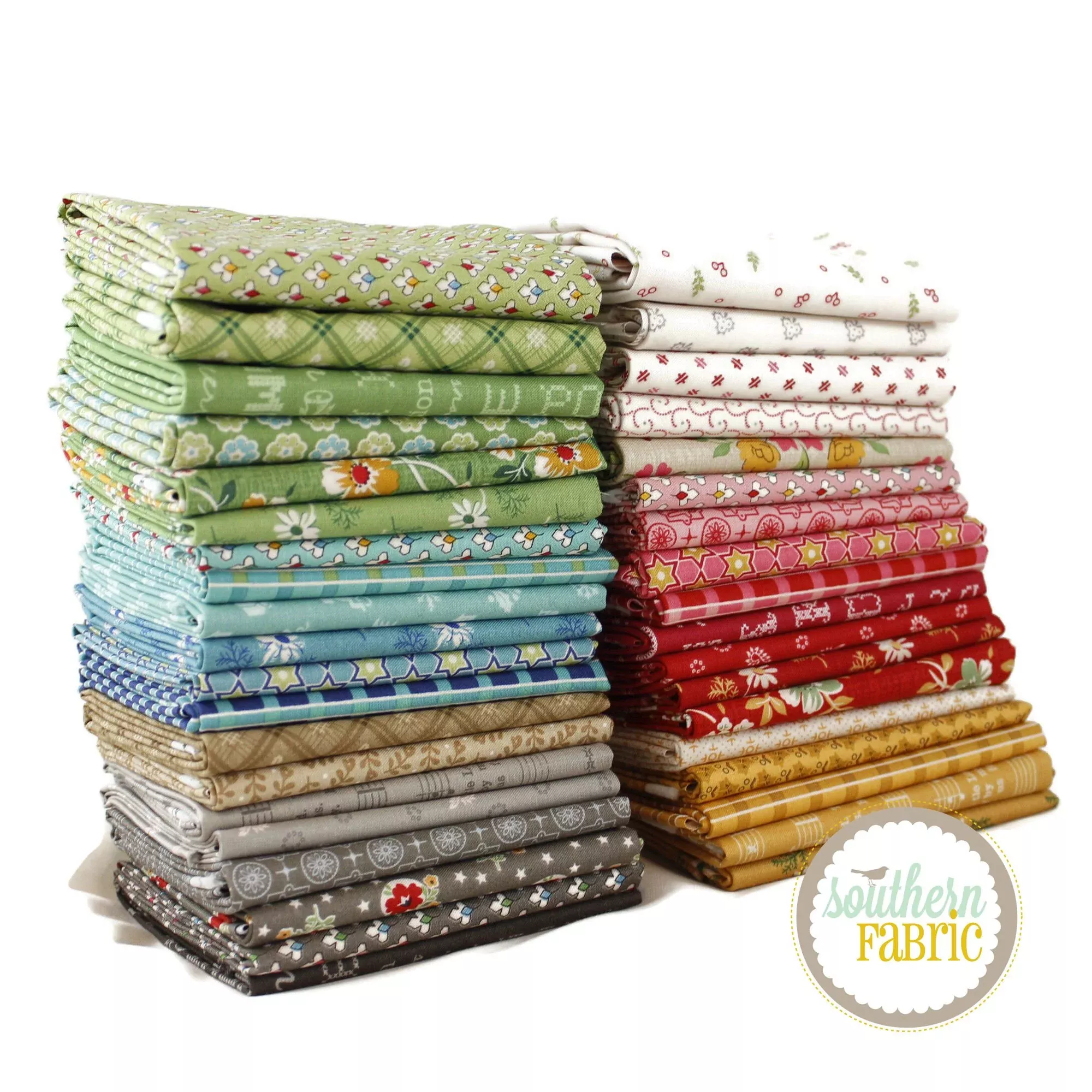Hometown Holiday - Fat Eighth Bundle (38 pcs) by Lori Holt for Riley Blake