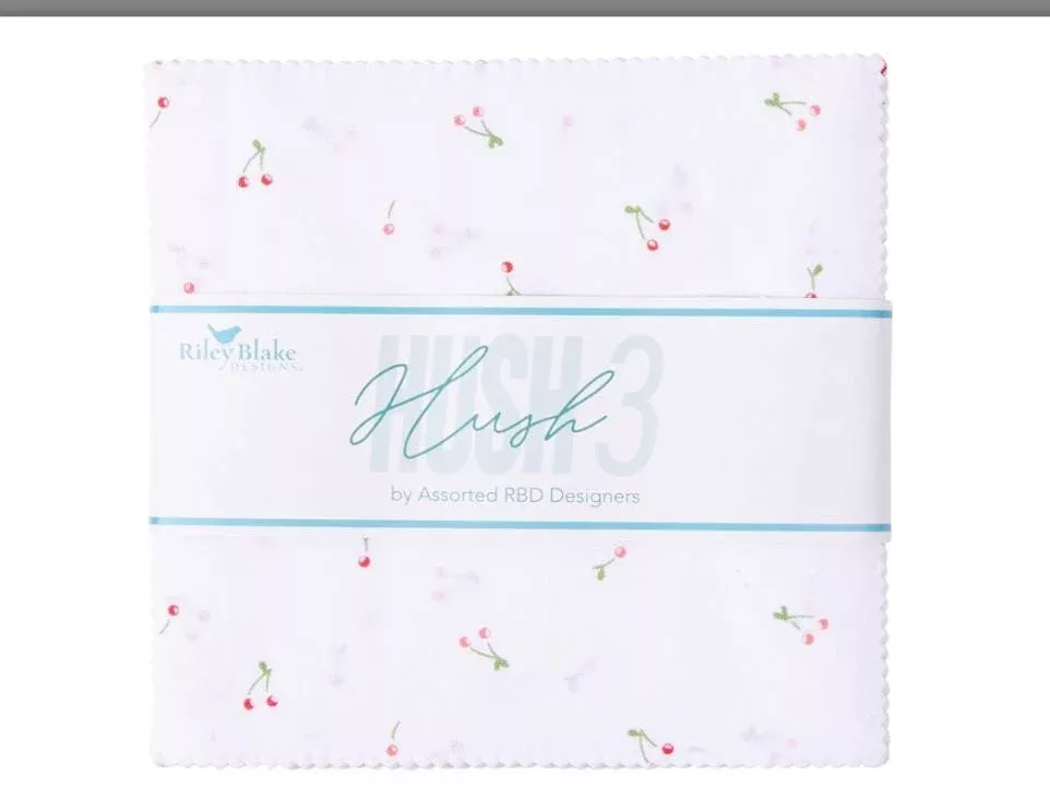 Hush Hush 3 Charm Pack - Riley Blake Designs