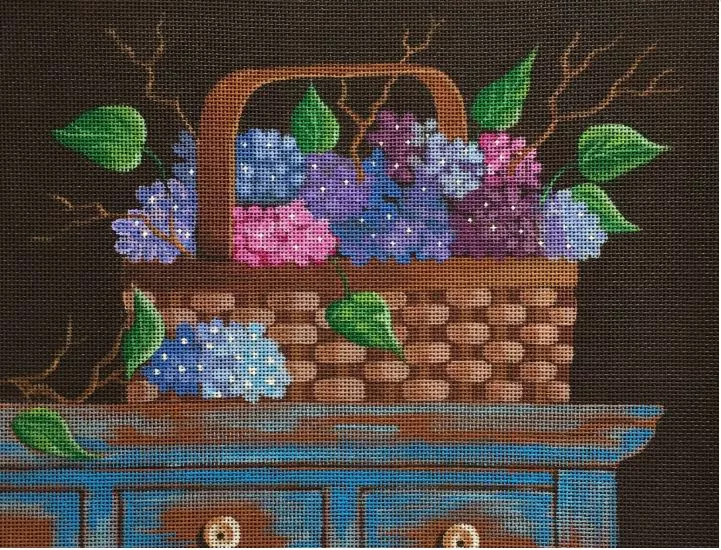 Hydrangea Basket Stitch Guide