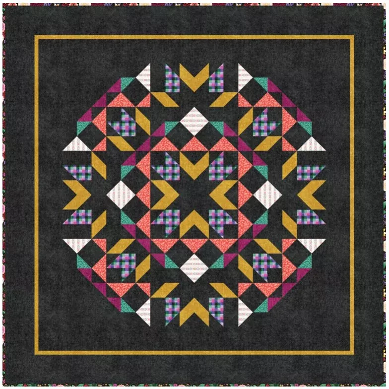 Imogene Quilt featuring June by Laura C. Moyer: Quilt Kit