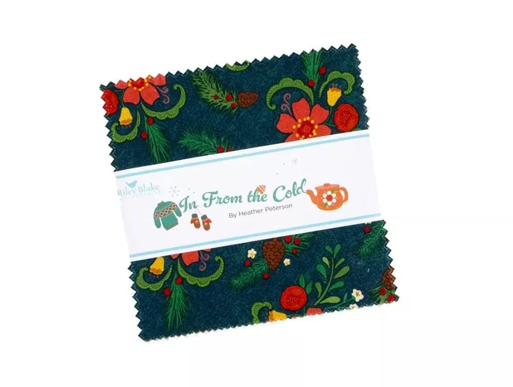 In From The Cold Charm Pack - Heather Peterson - Riley Blake Designs