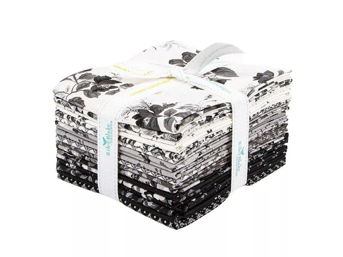 Ink & Ivory - Fat Quarter Bundle (18 pcs) by RBD Designers for Riley Blake