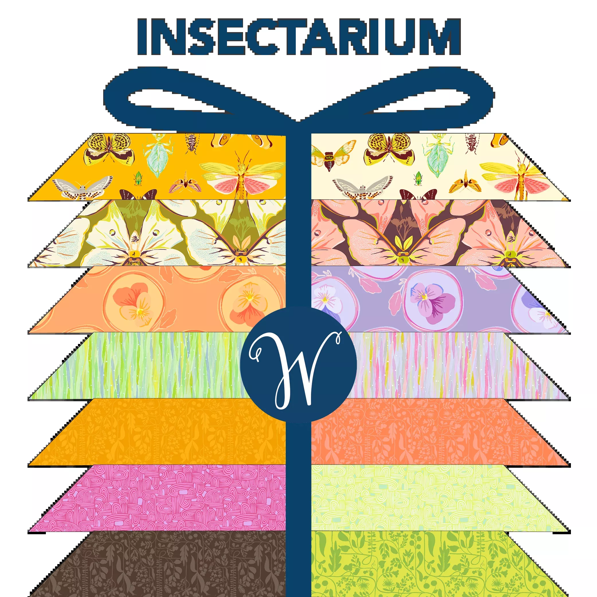 Insectarium | Fat Quarter Bundle by Tamara Kate for Windham Fabrics | 25 pcs