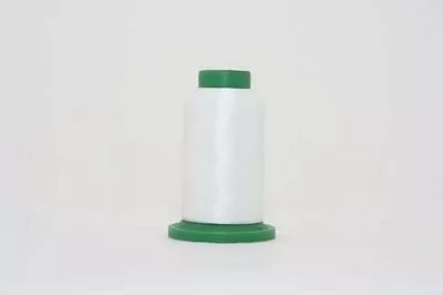 *ISACORD 0015//WHITE//1000M//40WT//100% POLYESTER THREAD