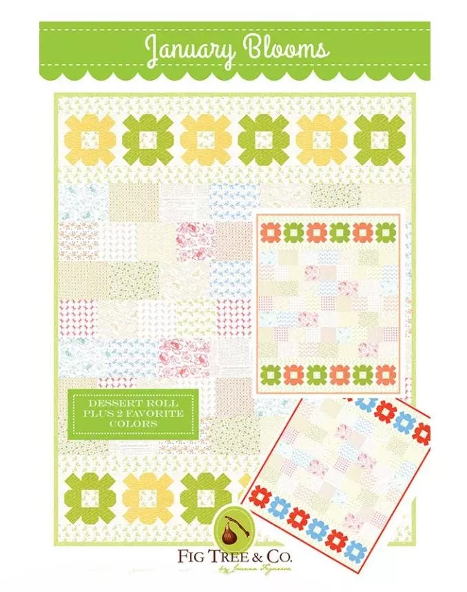 January Blooms Quilt Pattern - Fig Tree Quilts