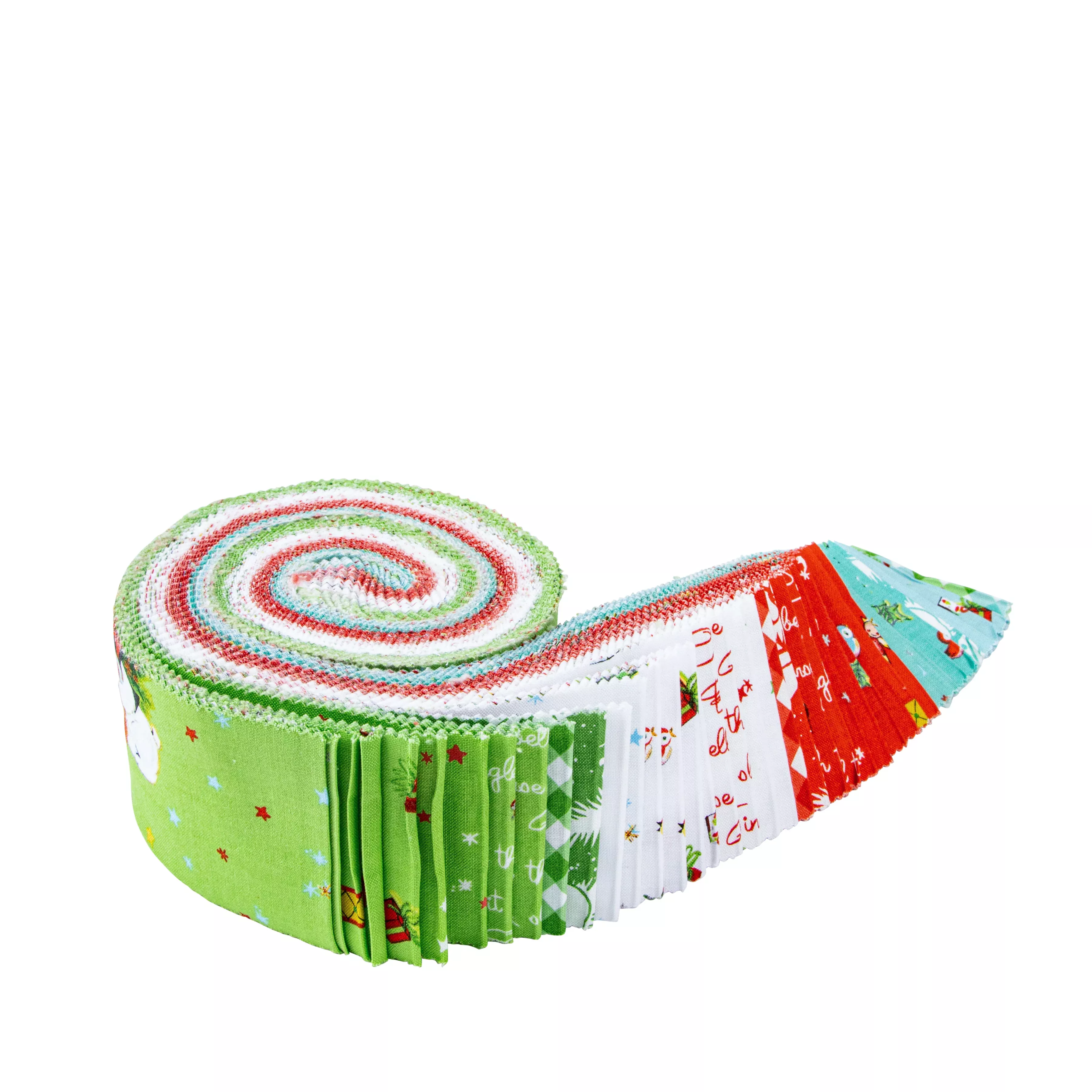 Jingle Bells | 2.5" Strip Roll by Lindsay Wilkes for Riley Blake | 40pc