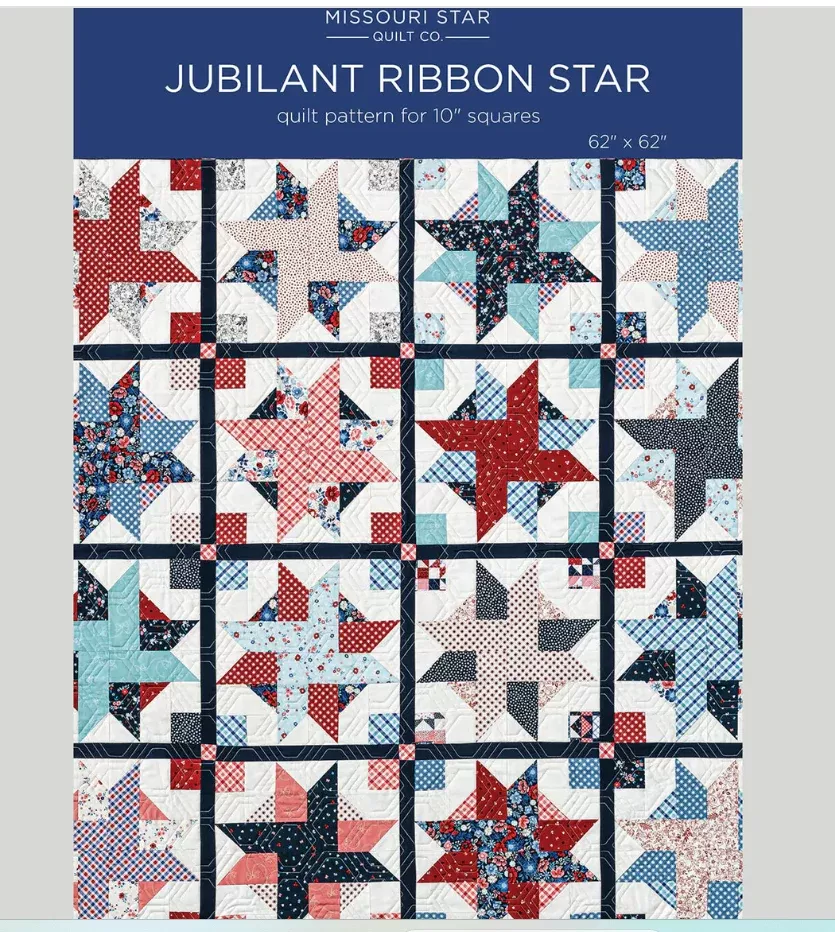 Jubilant Ribbon Star Quilt Pattern | Missouri Star