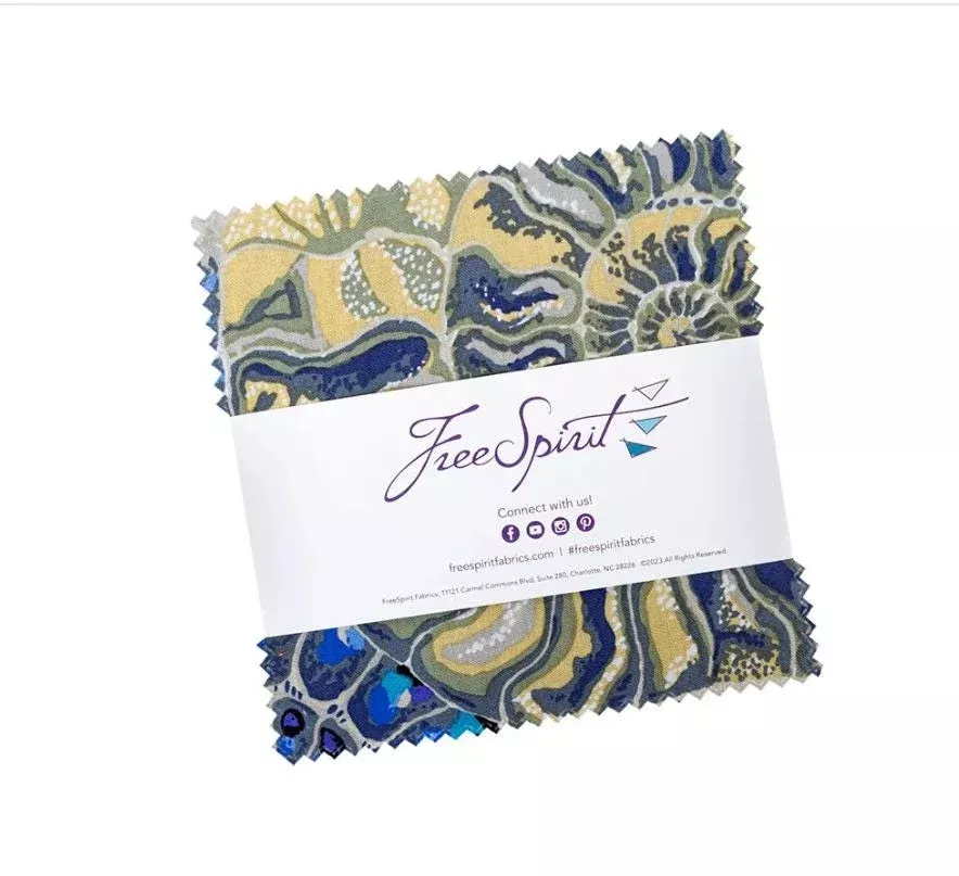 Kaffe Fassett Collective Charm Pack – Fall 2024 by FreeSpirit Fabrics