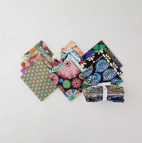 Kaffe Fassett Fat Quarter Bundle: Dark Colorway, August 2024 Collection