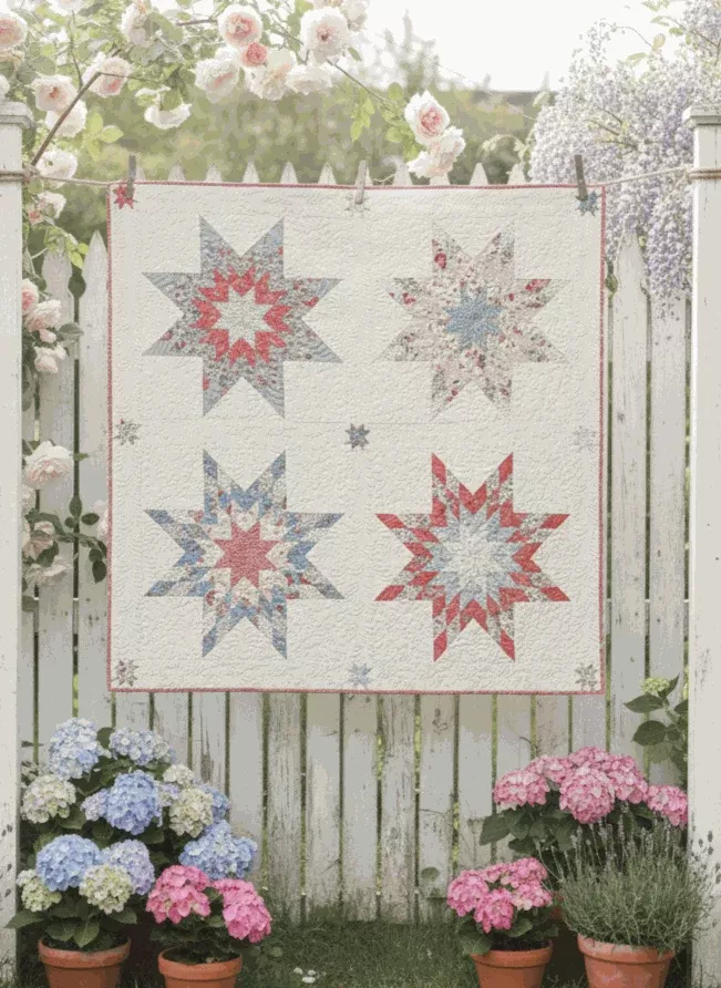 KIT: Chantilly Quilt Kit featuring Fleur de Paris by French General for Moda ~ Throw OR King Size Option