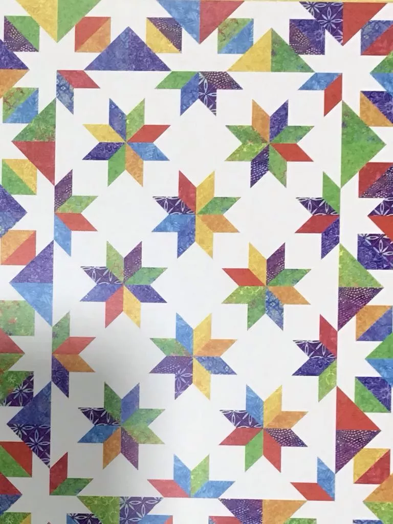 Kit - Confetti Star Batik Kit