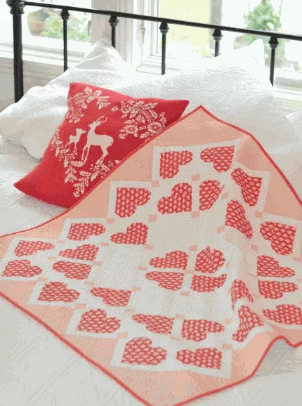KIT: Doilies Quilt Kit featuring fabric by Joanna Figueroa of Fig Tree Quilts for Moda Fabrics (42" x 42")