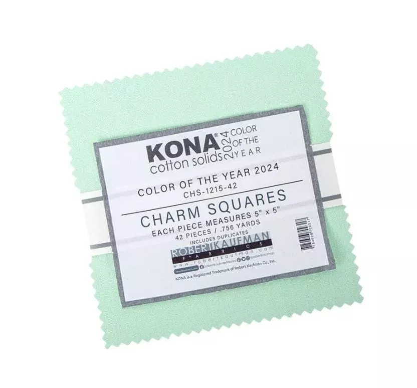 Kona 2024 Color of the Year Julep Charm Pack - Robert Kaufman Fabrics