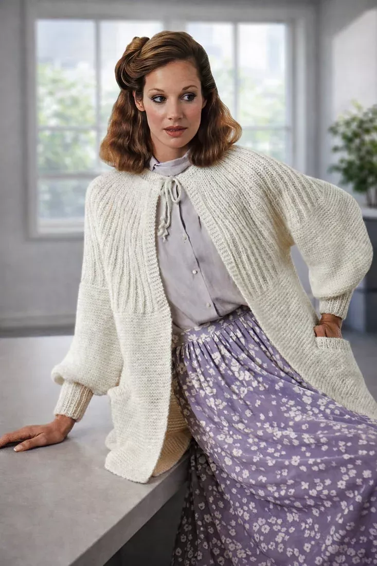 Ladies' Jacket Sweater Pattern